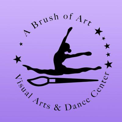 A Brush Of Art Visual Arts & Dance Center Busines Logo