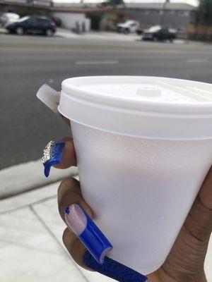 Avena drink is a drink that tastes like a lighter champurrado made with pats