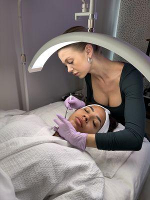 Signature customized facial with dermaplane