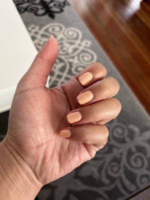 About 2 weeks, so reasonable chip