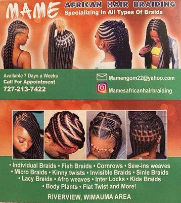 Mame African Hair Braiding