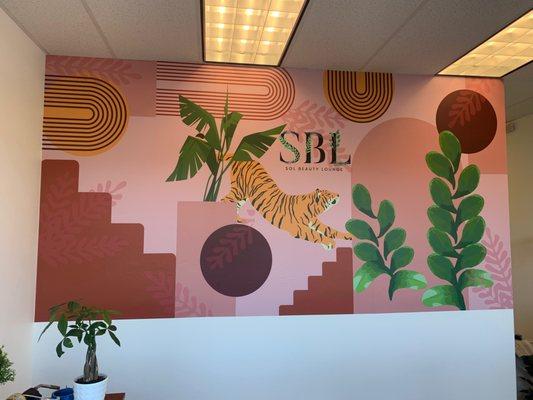 Custom Logo Wall Vinyl Mural