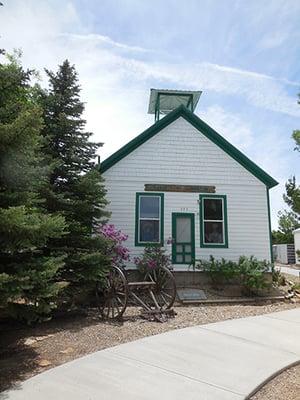 Rangely Outdoor Museum's 1913 school house.
