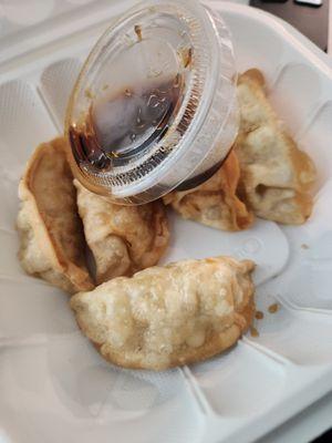 Fried gyoza