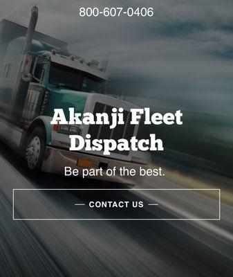 Akanji Fleet Dispatch is a professional dispatching service that offers efficient and reliable dispatching solutions to owner-operators and