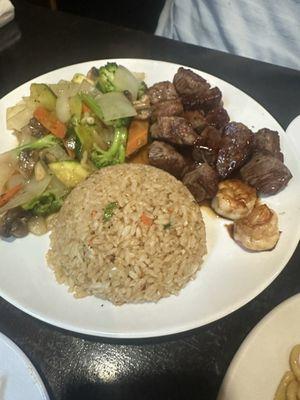 Filet Mignon Hibachi Dinner