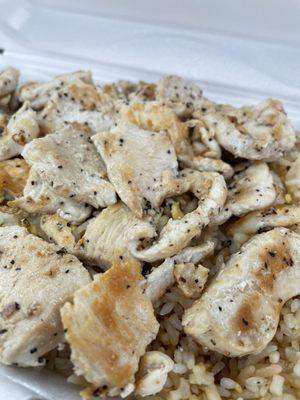 Chicken fried rice.