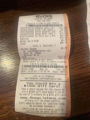 Went in late. And they were so thoughtful..