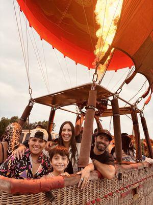 Balloon before take off