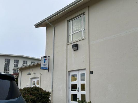 Aquatics center, by the Lombard Gate