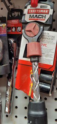The 2 Craftsman ratchets that I saw on display. Neither would have qualified as a replacement for my tool anyway.