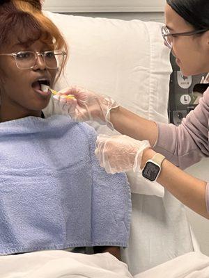 Hands-on one on one training. With only 2 students