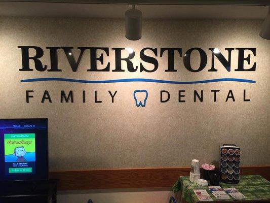 Here is the inside of Riverstone Family Dental