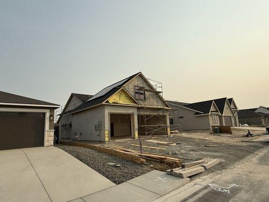 New construction roof