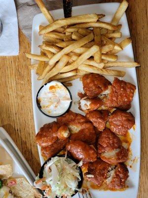 Buffalo chicken and fries