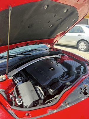Engine bay cleaning