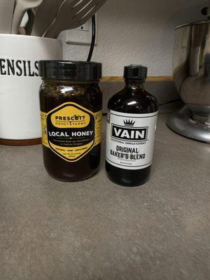 Local Honey & Bakers Vanilla Extract