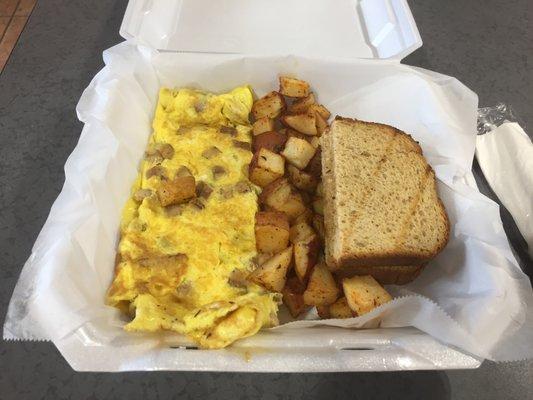 sausage omelette