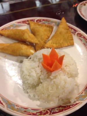 Kid's portion of crab angels