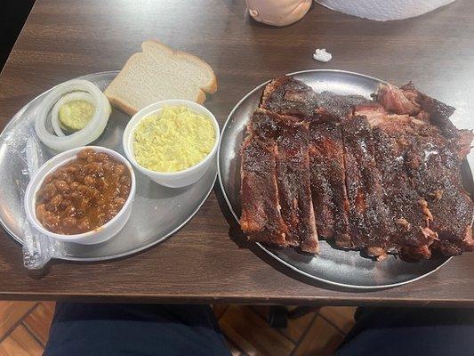 1/2 Rib Plate...they're YUGE!