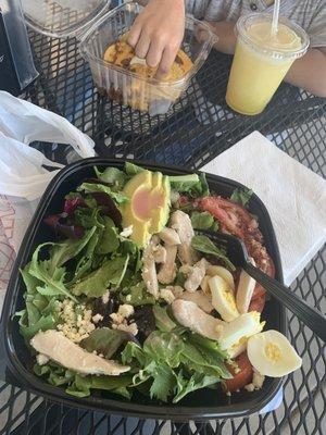Cobb salad & nachos