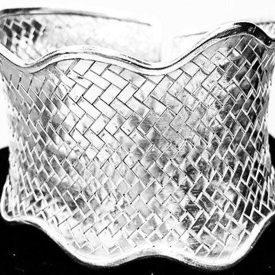 Bali silver cuff
