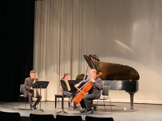 Piano Trio with Kenny Baik saxophonist