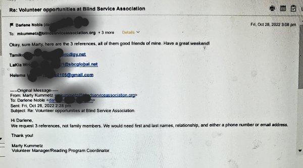 Blind Service Assn