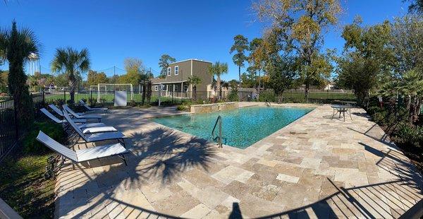 Our family friendly pool is open year-round for our members to enjoy.