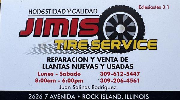 JIMIS Tire Service