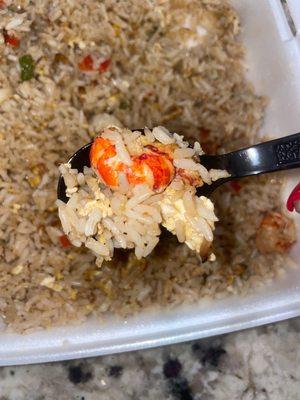 Crawfish fried rice