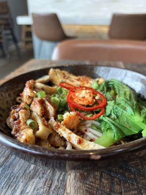 Spicy chicken noodle
