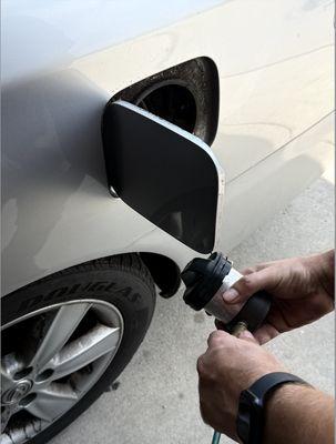 Ready to help with your gas cap integrity test anytime!