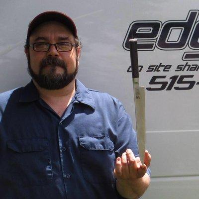 Chad the owner and sharpener!