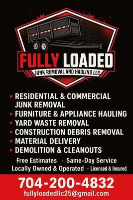 Fully Loaded Junk Removal and Hauling