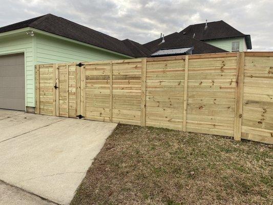Fence installation