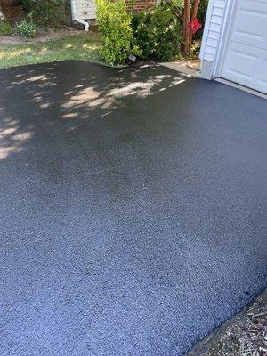 Sealed driveway