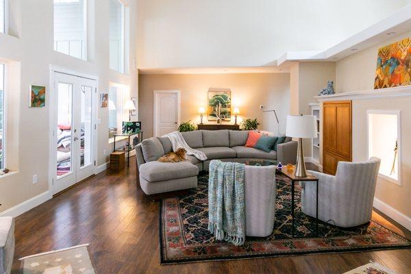 Lighting the space appropriately is most importlant/