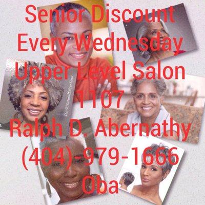 Senior discounts every Wednesday