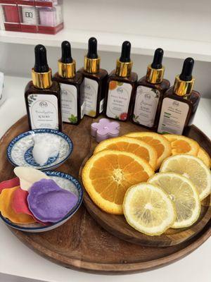 Essential oil options