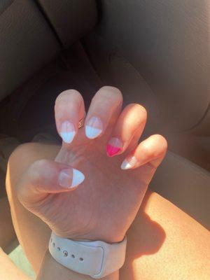 my nails after math....