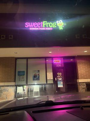 Open sign on, even though they're not open this is ridiculous