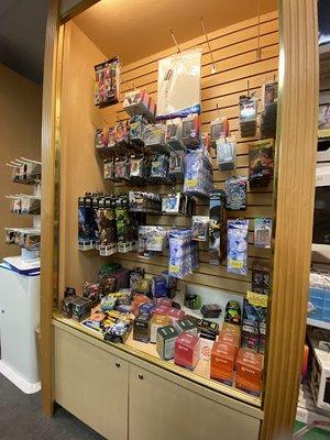 selection next to checkout up front