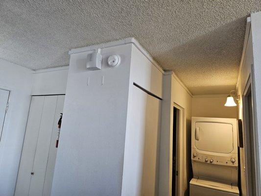 Fire Alarm and Smoke Alarm % Istallation well done