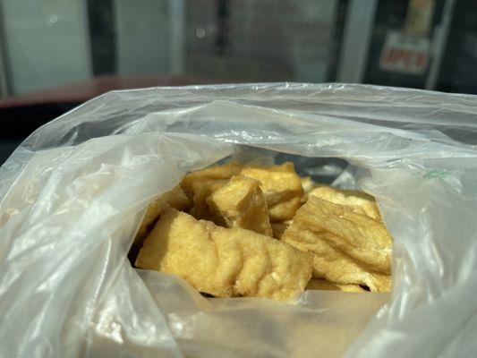 Small fried tofu