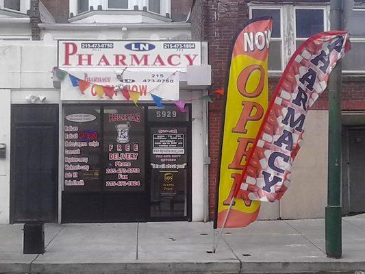LN Pharmacy has all the services of a standard pharmacy. Call us at (215) 473-0750 or fax us at (215) 473-1804 your request.