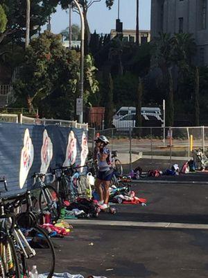 Transition area- there was enough space for many more racks!