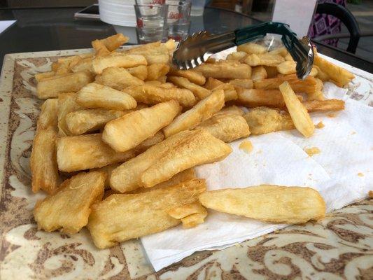Yucca fries!