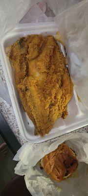 2pc pantrout with crinkled fries