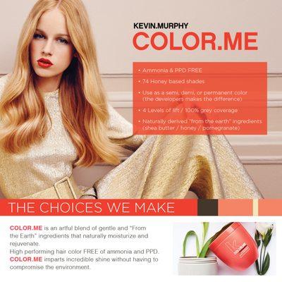 The amazing color we use at the salon!